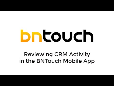 BNTouch Mobile App: Latest Tracker Events